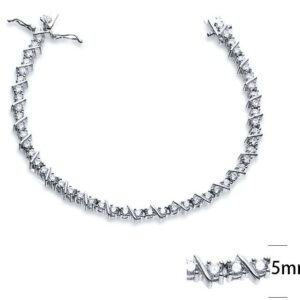 SB00659, Ladies' Moissanite Ring, S925, Rhodium Plated, White, 12.9g