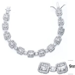 SB08182, Ladies' Moissanite Ring, S925, Rhodium Plated, White, 18.64g