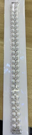 SB11934, Ladies' Moissanite Bracelet, S925, Rhodium Plated, White, 20.37g
