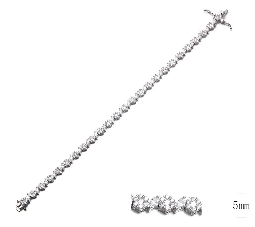 SB09088, Ladies' Moissanite Ring, S925, Rhodium Plated, White, 10.18g
