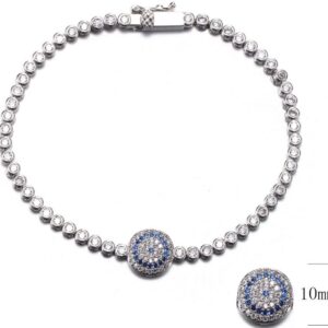 SB06591, Ladies' Moissanite Ring, S925, Rhodium Plated, White, 7.43g