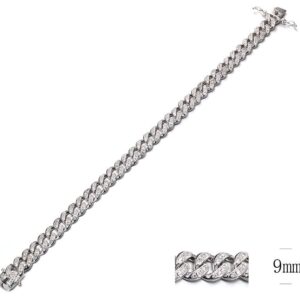 SB09012, Ladies' Moissanite Ring, S925, Rhodium Plated, White, 21.79g