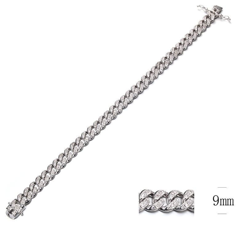 SB09012, Ladies' Moissanite Ring, S925, Rhodium Plated, White, 21.79g
