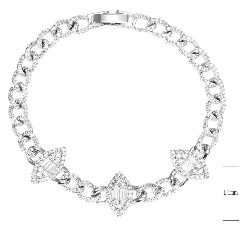 SB14292, Ladies' Moissanite Ring, S925, Rhodium Plated, White, 12.59g