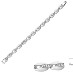 SB15126, Ladies' Moissanite Ring, S925, Rhodium Plated, White, 12g