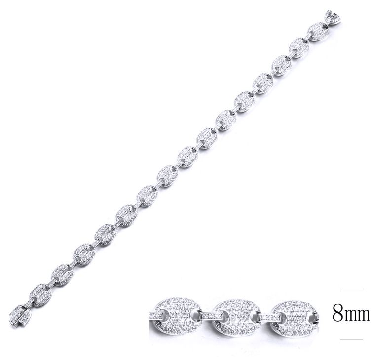 SB12491, Ladies' Moissanite Ring, S925, Rhodium Plated, White, 16.27g