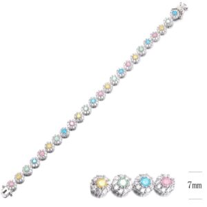SB08711, Ladies' Moissanite Ring, S925, Rhodium Plated, White, 14.91g