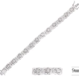 SB13880, Ladies' Moissanite Ring, S925, Rhodium Plated, White, 30.05g