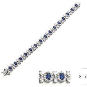 SB10911, Ladies' Moissanite Ring, S925, Rhodium Plated, White, 15.47g