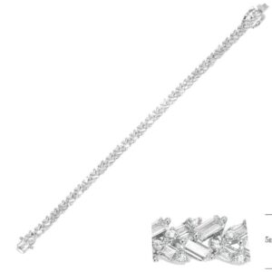 SB14896, Ladies' Moissanite Ring, S925, Rhodium Plated, White, 10.05g