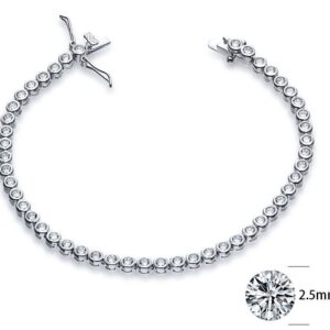 SB06044, Ladies' Moissanite Ring, S925, Rhodium Plated, White, 9.23g