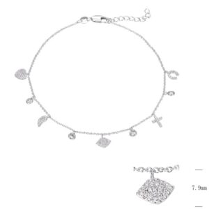 SB16598, Ladies' Moissanite Ring, S925, Rhodium Plated, White, 3.74g