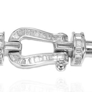 SQ00837, Ladies' Moissanite Ring, S925, Rhodium Plated, White, 5.6g