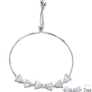SB09104, Ladies' Moissanite Ring, S925, Rhodium Plated, White, 5.24g