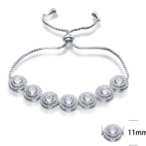 SB07799-F, Ladies' Moissanite Ring, S925, Rhodium Plated, White, 12.24g