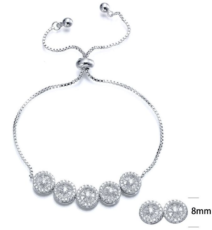 SB08096, Ladies' Moissanite Ring, S925, Rhodium Plated, White, 5.72g