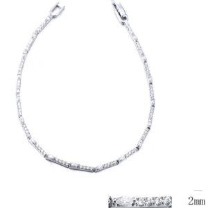 SB11208, Ladies' Moissanite Ring, S925, Rhodium Plated, White, 9.73g