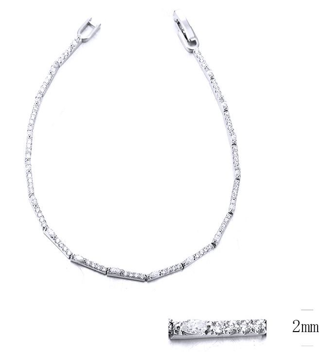 SB11208, Ladies' Moissanite Ring, S925, Rhodium Plated, White, 9.73g