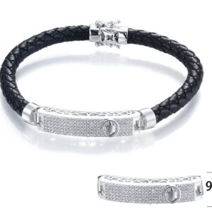 SB08109-F, Ladies' Moissanite Ring, S925, Rhodium Plated, White, 5.5g