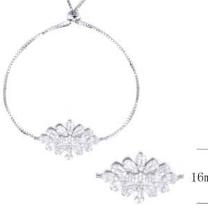 SB09309-F, Ladies' Moissanite Ring, S925, Rhodium Plated, White, 4.21g