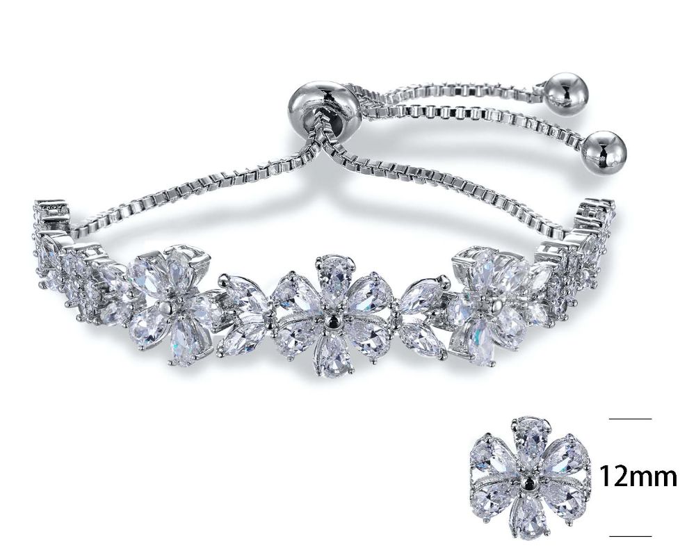 SB07195, Ladies' Moissanite Ring, S925, Rhodium Plated, White, 10.31g