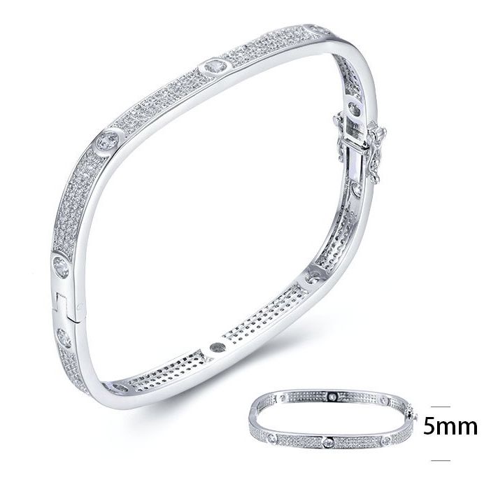 SA02523, Ladies' Moissanite Ring, S925, Rhodium Plated, White, 16.33g