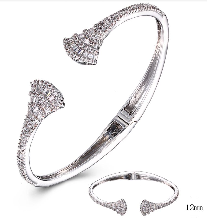 SA02618, Ladies' Moissanite Ring, S925, Rhodium Plated, White, 19.08g