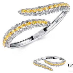 SA05090, Ladies' Moissanite Ring, S925, Rhodium Plated, White, 14.68g