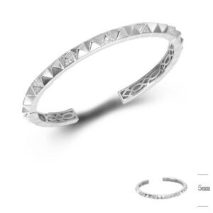 SA05888, Ladies' Moissanite Ring, S925, Rhodium Plated, White, 21.4g