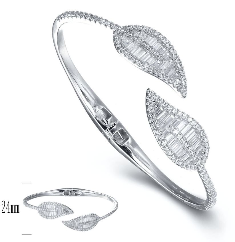 SA02657, Ladies' Moissanite Ring, S925, Rhodium Plated, White, 23.87g