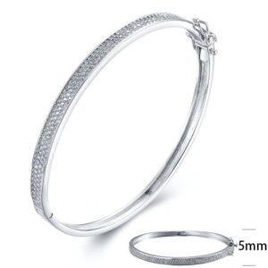 SA01769, Ladies' Moissanite Ring, S925, Rhodium Plated, White, 13g