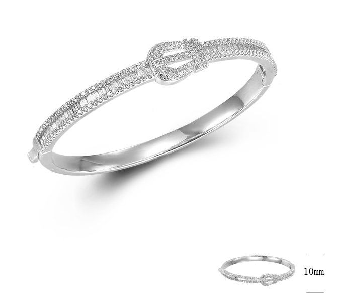 SA02651, Ladies' Moissanite Ring, S925, Rhodium Plated, White, 20.79g