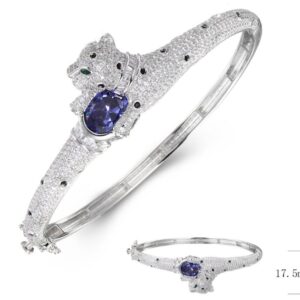 SA03714, Ladies' Moissanite Ring, S925, Rhodium Plated, White, 21.2g