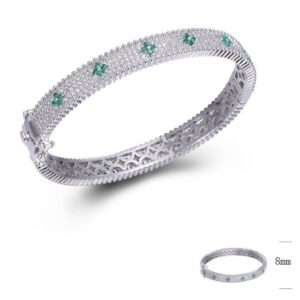 SA05873, Ladies' Moissanite Ring, S925, Rhodium Plated, White, 23.42g