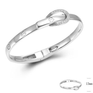 SA05881, Ladies' Moissanite Ring, S925, Rhodium Plated, White, 26g