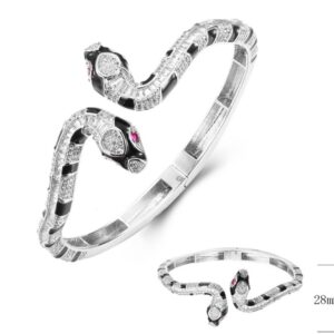 SA04939, Ladies' Moissanite Ring, S925, Rhodium Plated, White, 27.6g