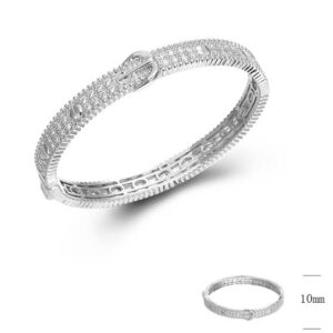 SA05879, Ladies' Moissanite Ring, S925, Rhodium Plated, White, 26.46g