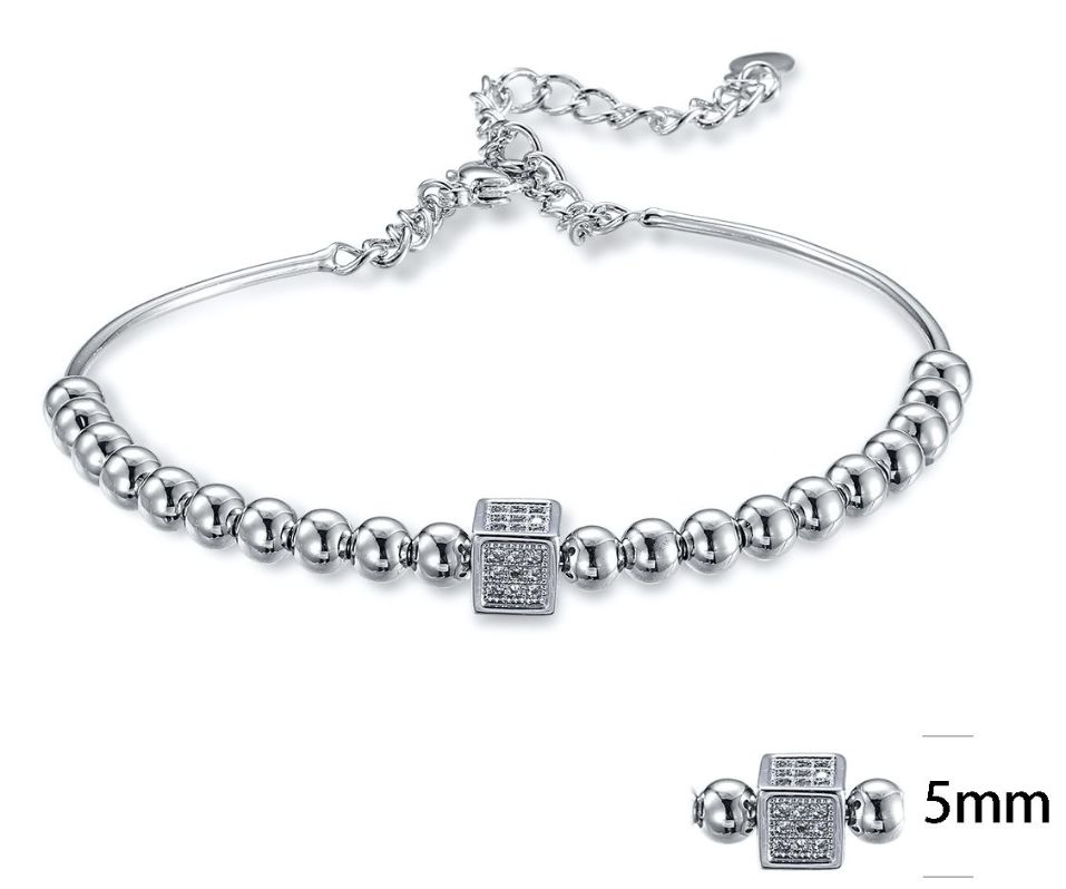 SA02407, Ladies' Moissanite Ring, S925, Rhodium Plated, White, 5.9g