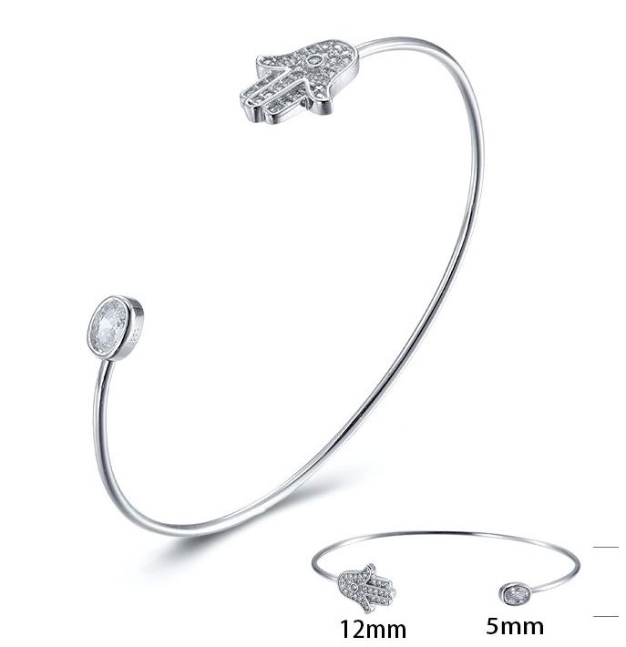 SA01850, Ladies' Moissanite Ring, S925, Rhodium Plated, White, 4g