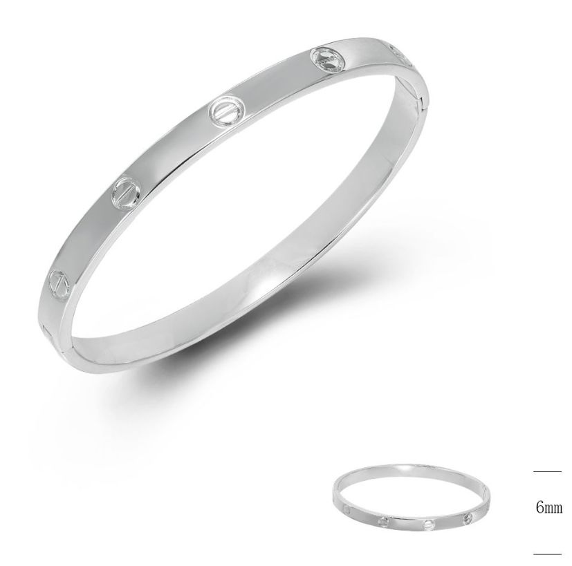SA06320, Ladies' Moissanite Ring, S925, Rhodium Plated, White, 26.7g