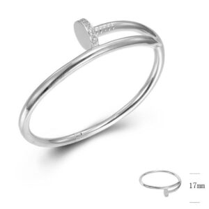 SA05871, Ladies' Moissanite Ring, S925, Rhodium Plated, White, 30.2g