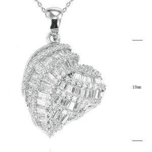 SZ7783, Ladies' Moissanite Ring, S925, Rhodium Plated, White, 7.18g