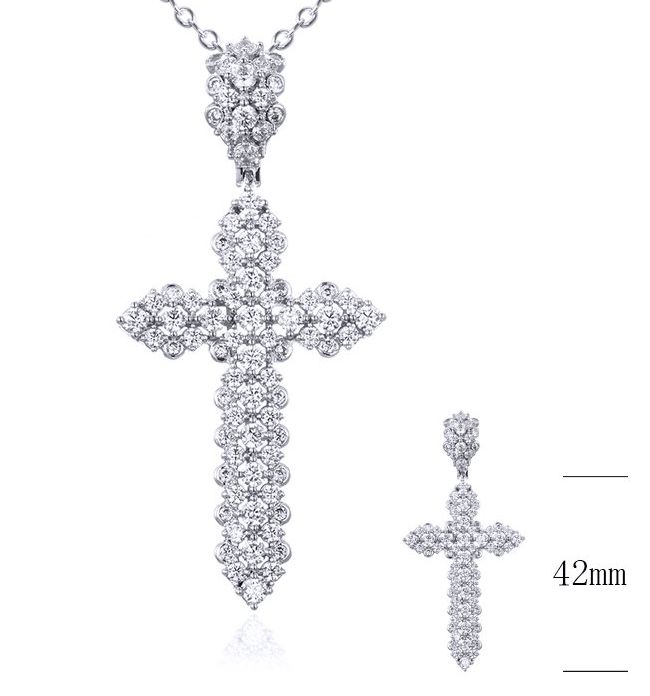 SZ18764, Ladies' Moissanite Ring, S925, Rhodium Plated, White, 8.54g