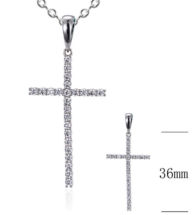 SZ16945, Ladies' Moissanite Ring, S925, Rhodium Plated, White, 2.39g