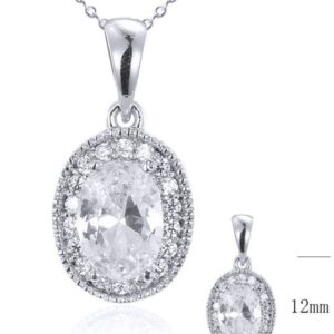 SZ17406, Ladies' Moissanite Ring, S925, Rhodium Plated, White, 1.12g