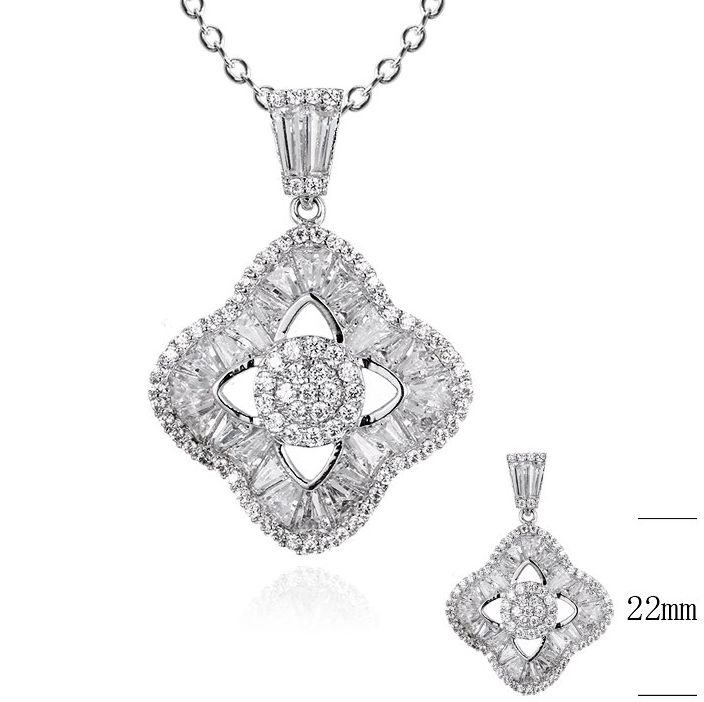 SZ16933, Ladies' Moissanite Ring, S925, Rhodium Plated, White, 3.05g