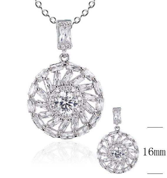 SZ16921, Ladies' Moissanite Ring, S925, Rhodium Plated, White, 2.28g