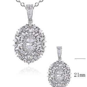 SZ16897, Ladies' Moissanite Ring, S925, Rhodium Plated, White, 2.4g