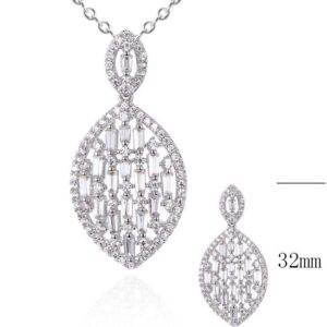 SZ16265, Ladies' Moissanite Ring, S925, Rhodium Plated, White, 3.04g