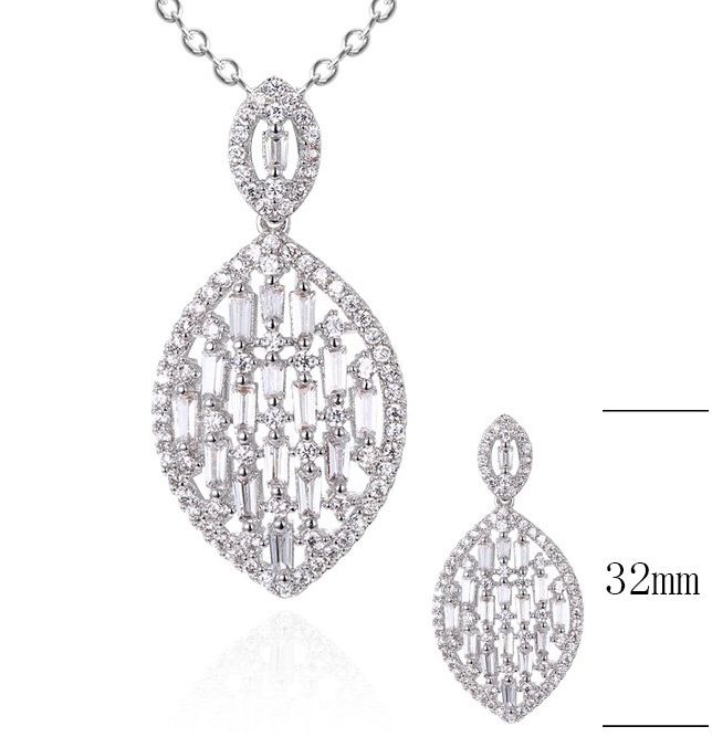 SZ16265, Ladies' Moissanite Ring, S925, Rhodium Plated, White, 3.04g